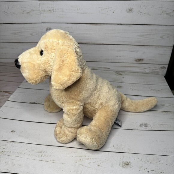 Heritage Collection Ganz Yellow Lab Plush Dog 10" H6275 Stuffed Animal Puppy - Picture 4 of 7